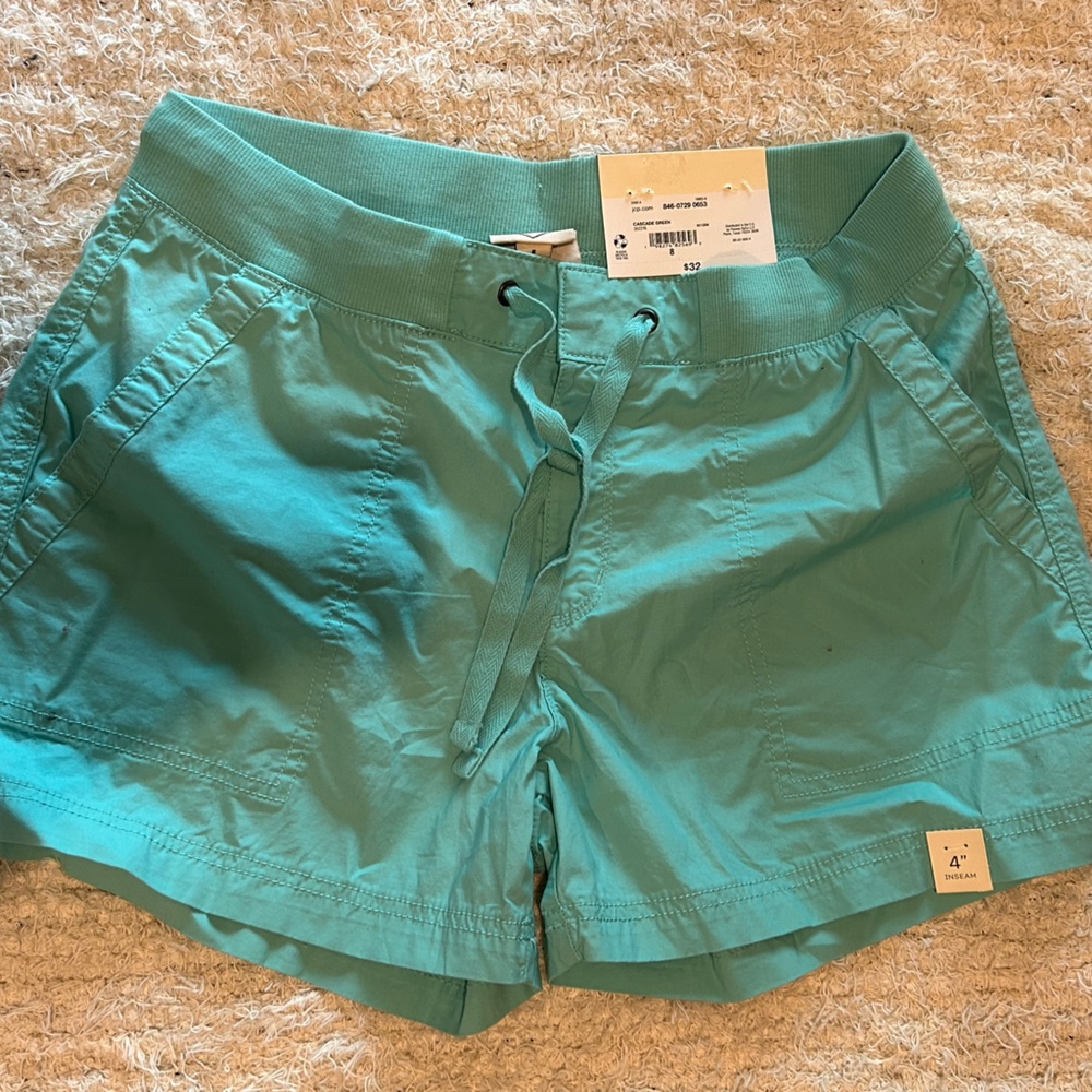 Teal Drawstring Shorts